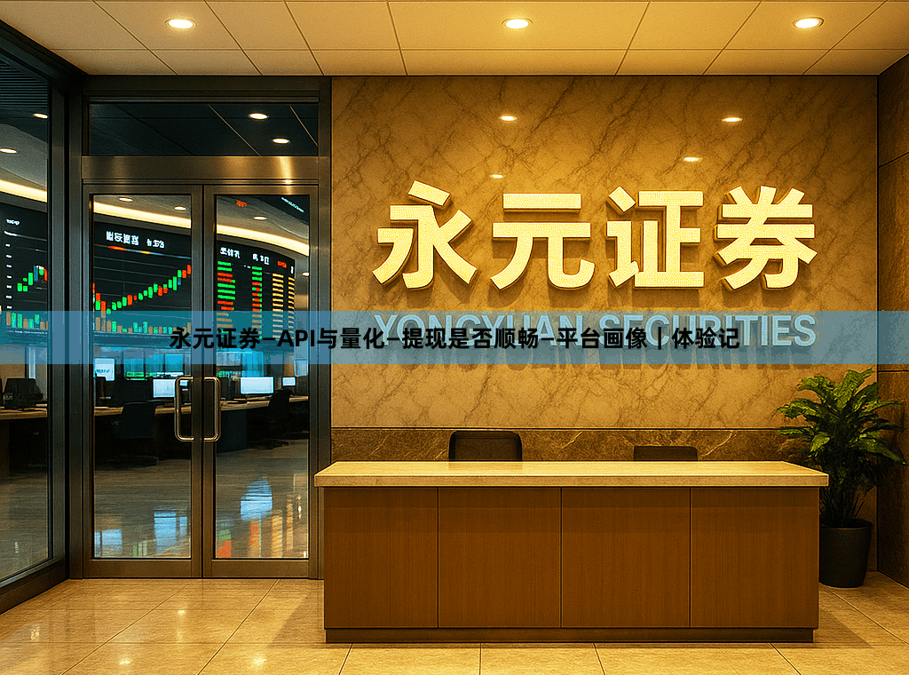 永元证券—API与量化—提现是否顺畅—平台画像｜体验记