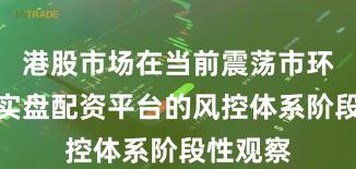 港股市场在当前震荡市环境里中实盘配资平台的风控体系阶段性观察